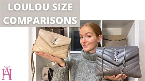 BAG COMPARISON: YSL LOULOU SMALL VS. MEDIUM.